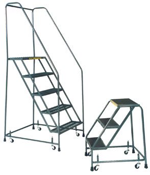 Standard Rolling Ladders Spring Loaded Casters