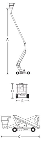 A38E Electric Articulating Boom Lift 7