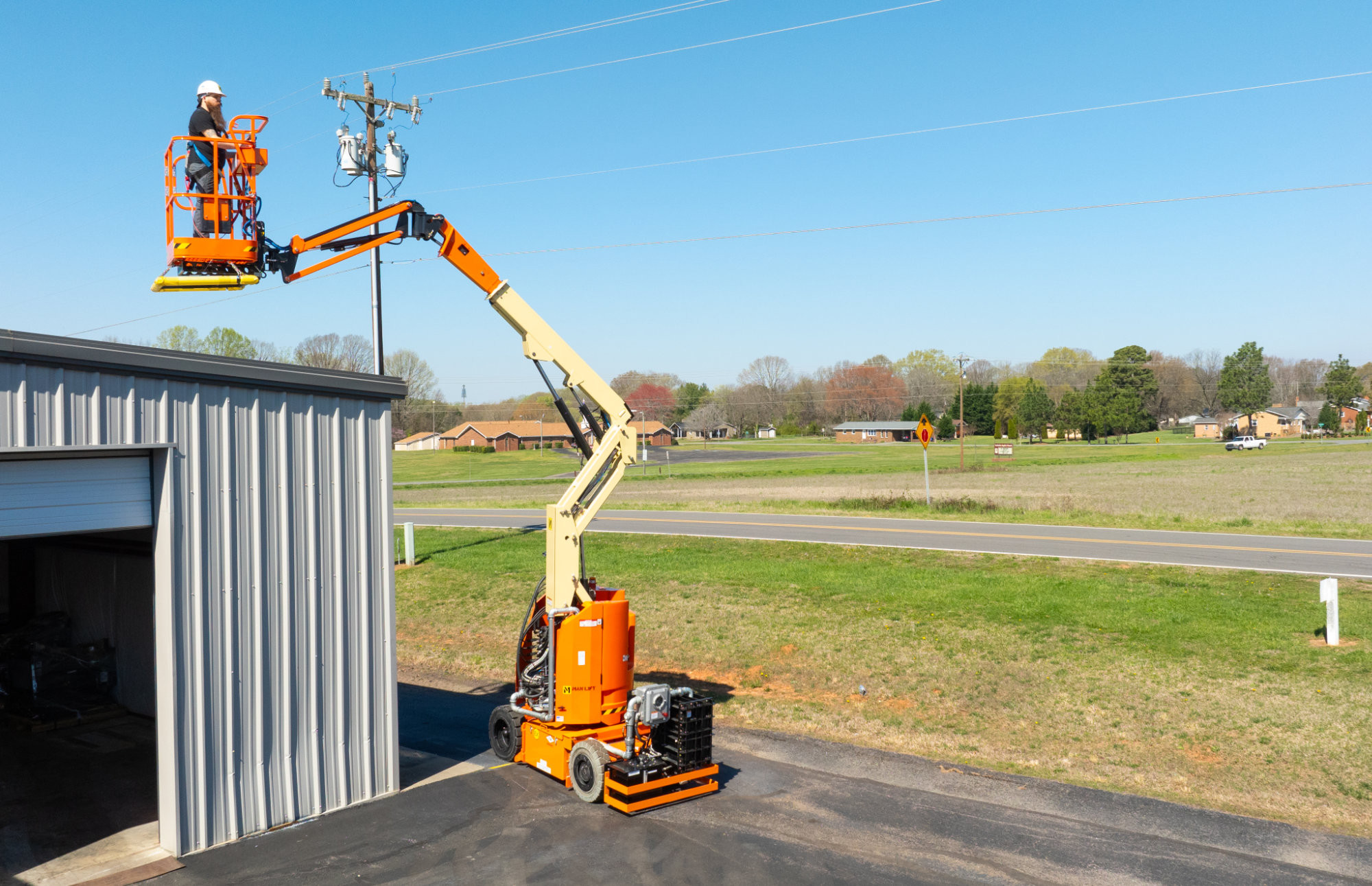 Equipment example: A30JEX Explosion Proof Articulating Boom Lift