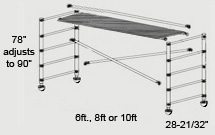 Vault Single Wide Scaffold Base Set
