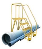 Straddle Base TILTNROLL Ladder