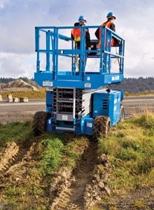 GS 3369 Genie Rough Terrain Scissor Lifts