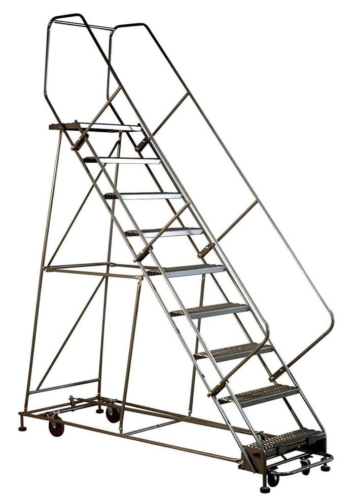 rolling steel safety ladder Industrial Man Lifts,Aircraft Maintenance Platforms & Ladders