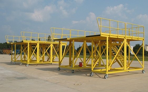 C-130 Aircraft Maintenance Exterior Access Stands 1