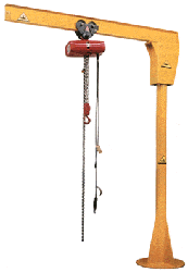 Floor-Mounted Jib Crane