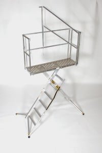 Industrial Work Stand 6 Step 18 inch Platform