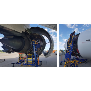 Aircraft Engine Access Maintenance Platform