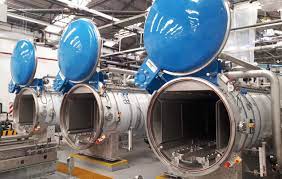 Autoclave in factory