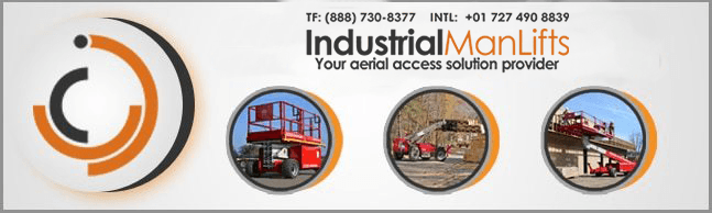 industrial man lifts, aerial work platforms