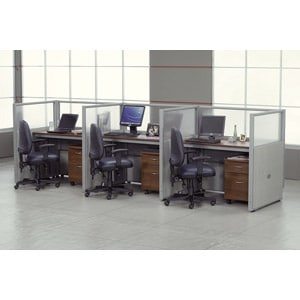 3 Privacy Station Units 1 by 3 Configuration