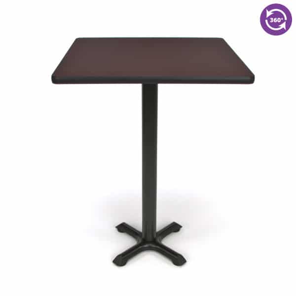 30 Square X Style Base Cafe Table