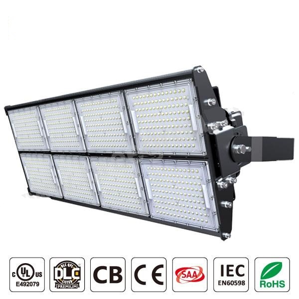 LED Stadium Light 1000W, Super Bright Outdoor Flood Light 135Lmw, IP65 Waterproof