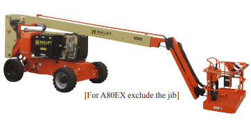 A80EX Explosion Proof Articulating Boom Lift
