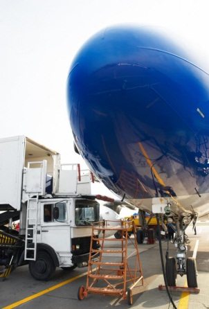 Airplane at Service
