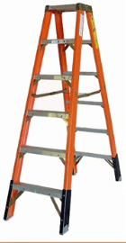 BD1AA Series Double Fiberglass Stepladder