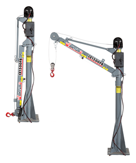 CE1500FB Truck-Mounted Electric Mast Crane 1500lbs Lifting Capacity