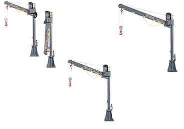 CT2003FB Truck-Mounted Electric Mast Crane 2000lbs Lifting Capacity