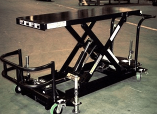 DC Powered Mobile Scissor Lift Table