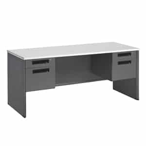 Executive Series Double Pedestal Panel End Credenza 26.50″ x 67″