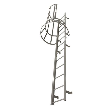 Fixed Ladder with Safety Cage – M14SC L9 C1