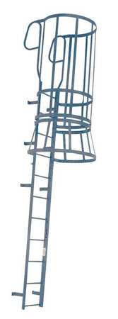 Fixed Ladder with Safety Cage – M14WC C1