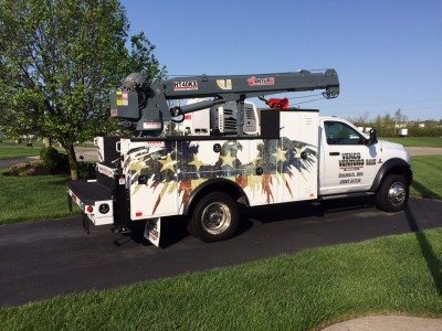 HT40KX-25 Truck-Mounted Crane 6000lbs Lifting Capacity
