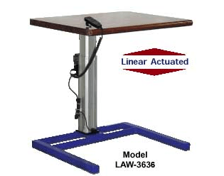 Linear Actuated Adjustable Height Workstation