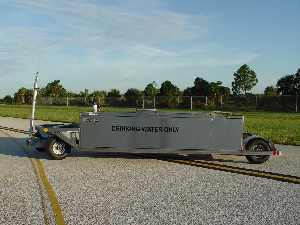 Low Profile Potable Water Cart 250 Gallon