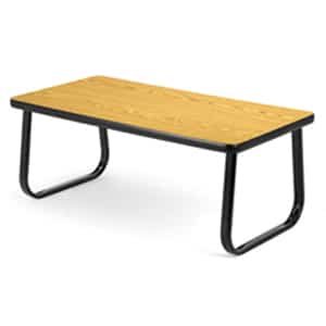 Magazine Table with Sled Base