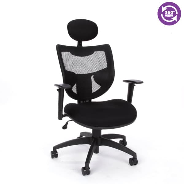 Parker Ridge Series Executive Mesh Chair with Headrest