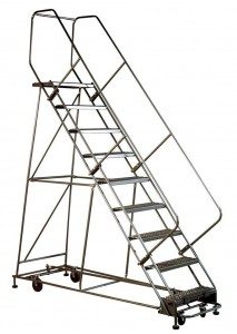 Rolling Safety Ladder Industrial Man Lifts