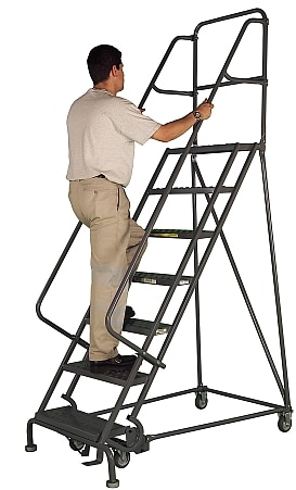 Rolling Steel Work Ladders