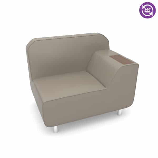 Serenity Series Left Arm Lounge Chair