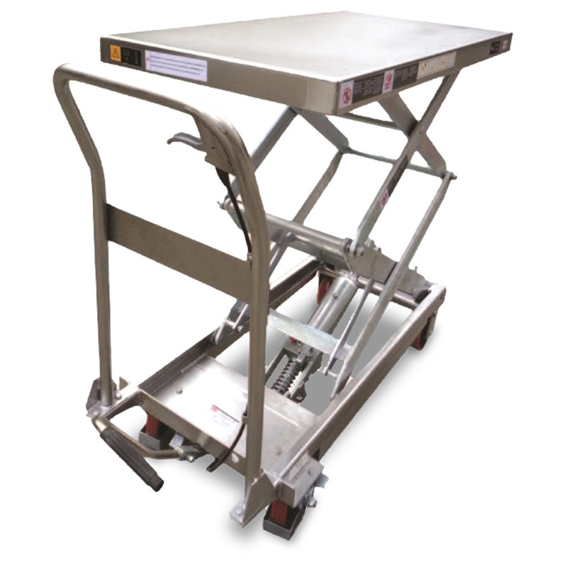 Stainless Steel Single & Double Portable Scissor Lift Tables