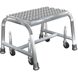 Stainless Steel Spring Loaded Caster Ladders