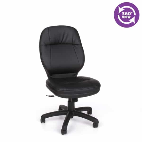 Stimulus Series Leatherette Executive Mid-Back Chair