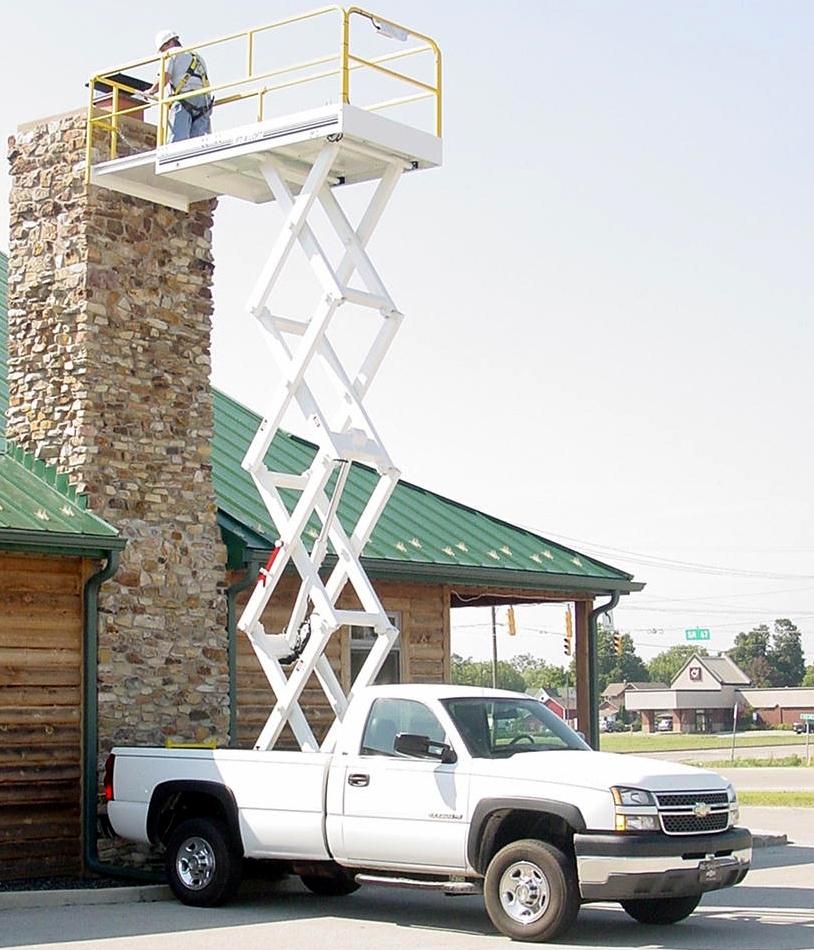 Truck Mounted Scissor Lift Industrial Man Lifts,Aircraft Maintenance