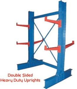 double sided heavy duty uprights