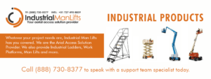 industrial products from Industrial Man Lifts