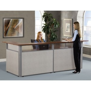 120x48 U-Shaped Reception Station