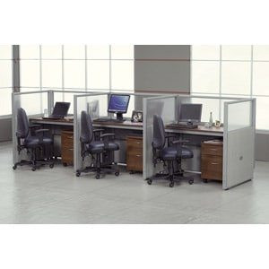 3 Privacy Station Rize Cubicle Kit