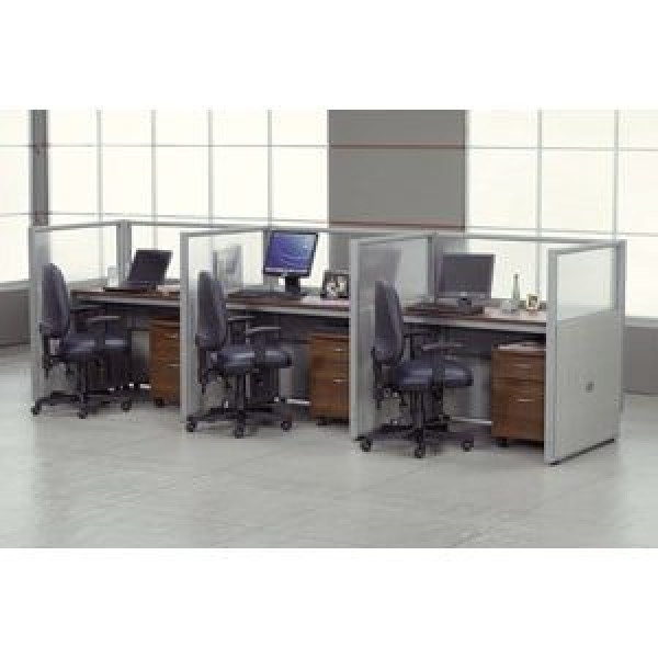 3 Privacy Station Units  1 by 3 Configuration