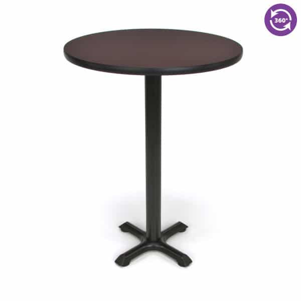 30 Round X Style Base Cafe Table