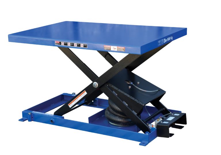 Air Bag Scissor Lift Tables Industrial Man Lifts