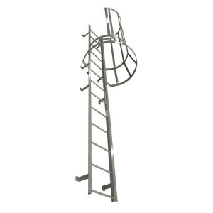 Fixed Ladder With Safety Cage - M24SC L10 C1