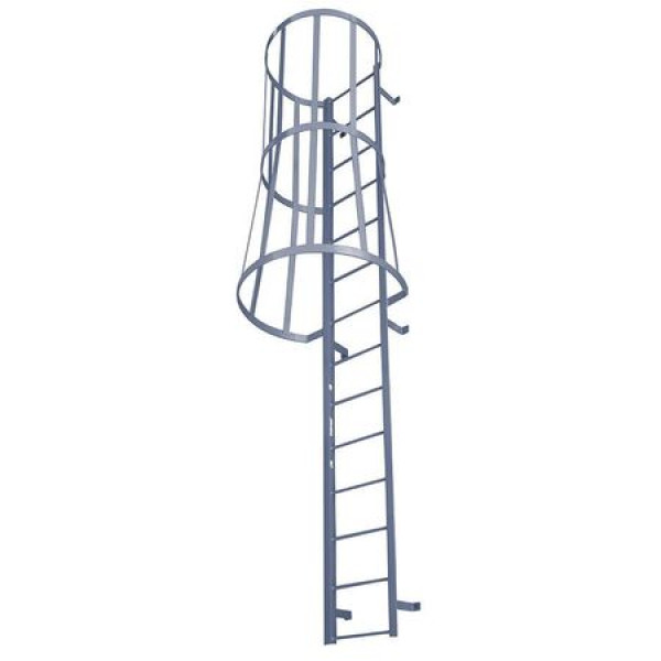 Fixed Ladder with Safety Cage - M16SC C1