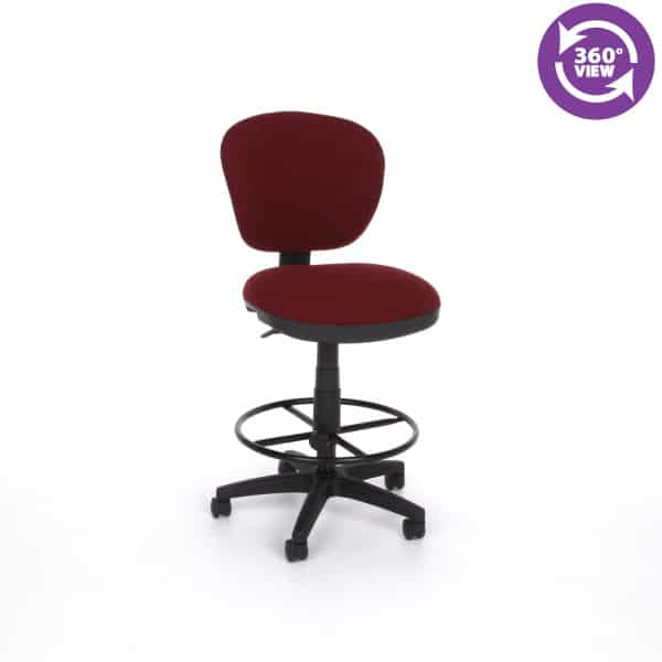 Lite Use Computer Task Stool with Drafting Kit