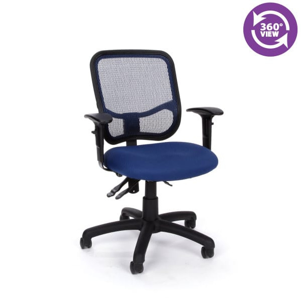 Mesh Comfort Series Ergonomic Task Chair with Arms