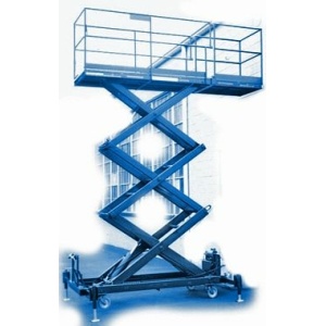 Hydraulic Scissor Lift Man Lift - 1000 lb Capacity