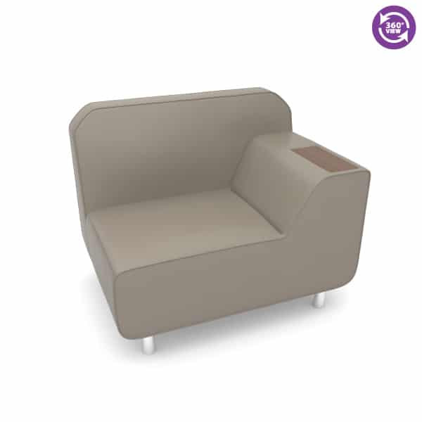 Serenity Series Left Arm Lounge Chair